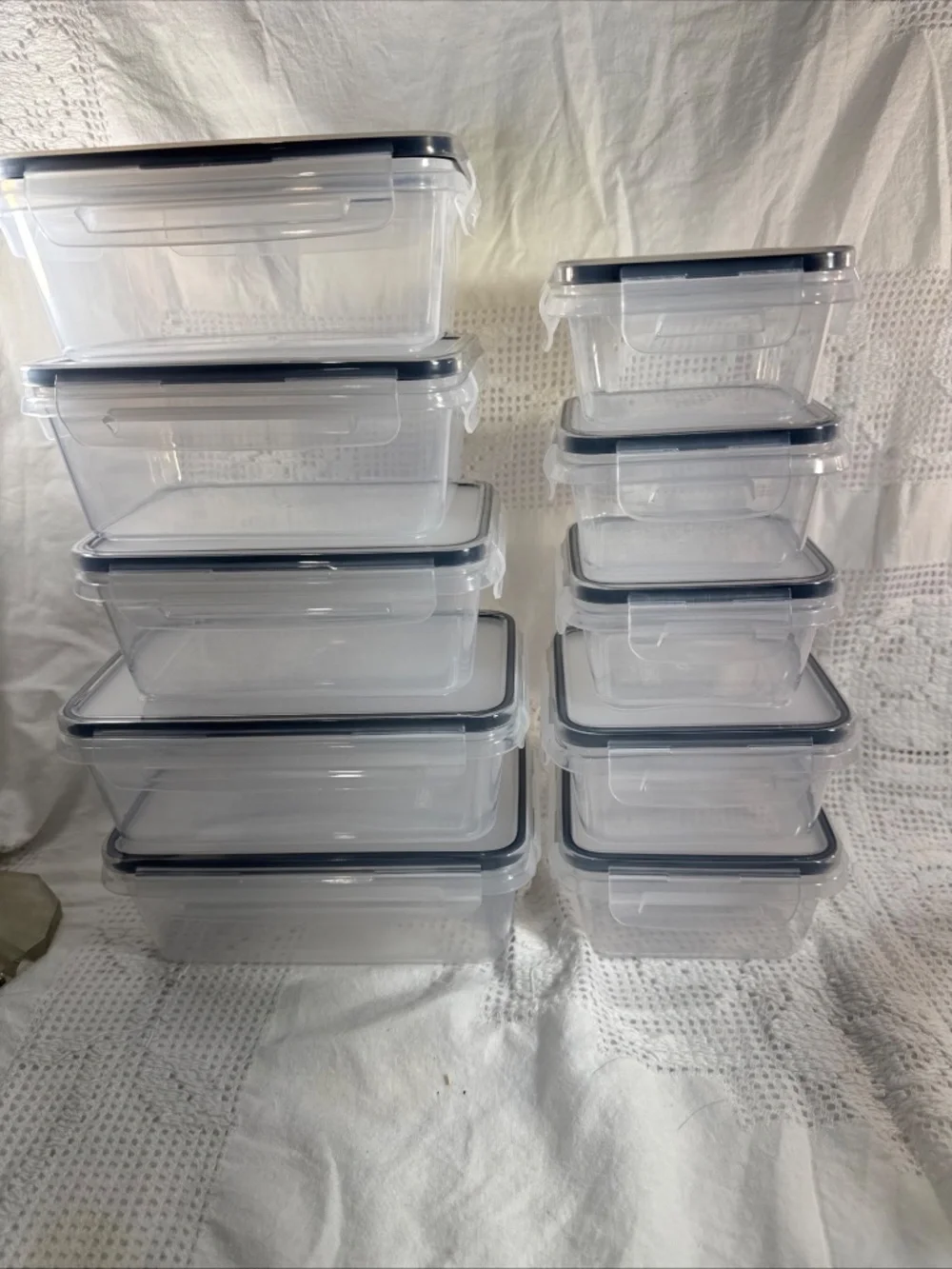 Plastic Storage Containers with snap lids